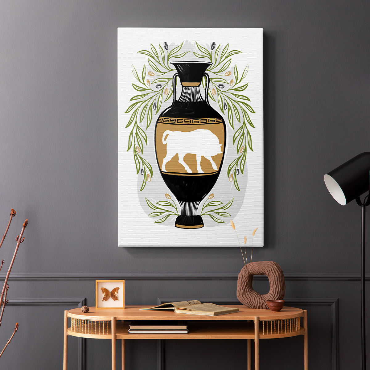 Greek Vases IV - Canvas Art Print