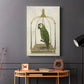 Green Parrot on Swing - Canvas Art Print