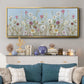 Meadow Spring Blooms - Floater Framed Canvas Print