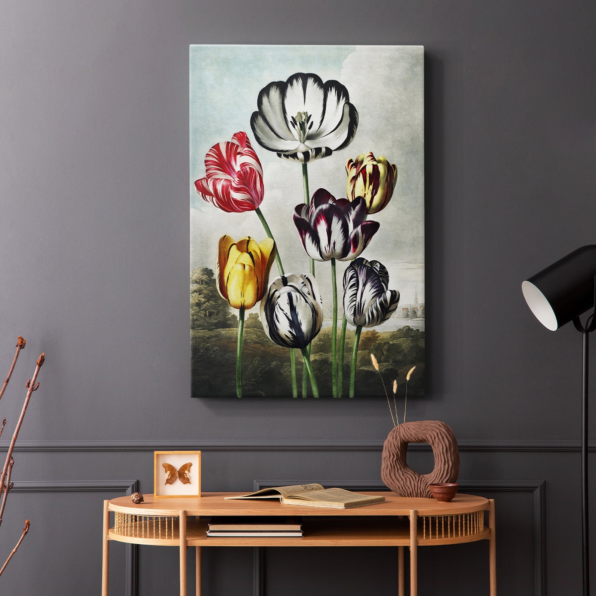 Temple of Flora VI - Canvas Art Print