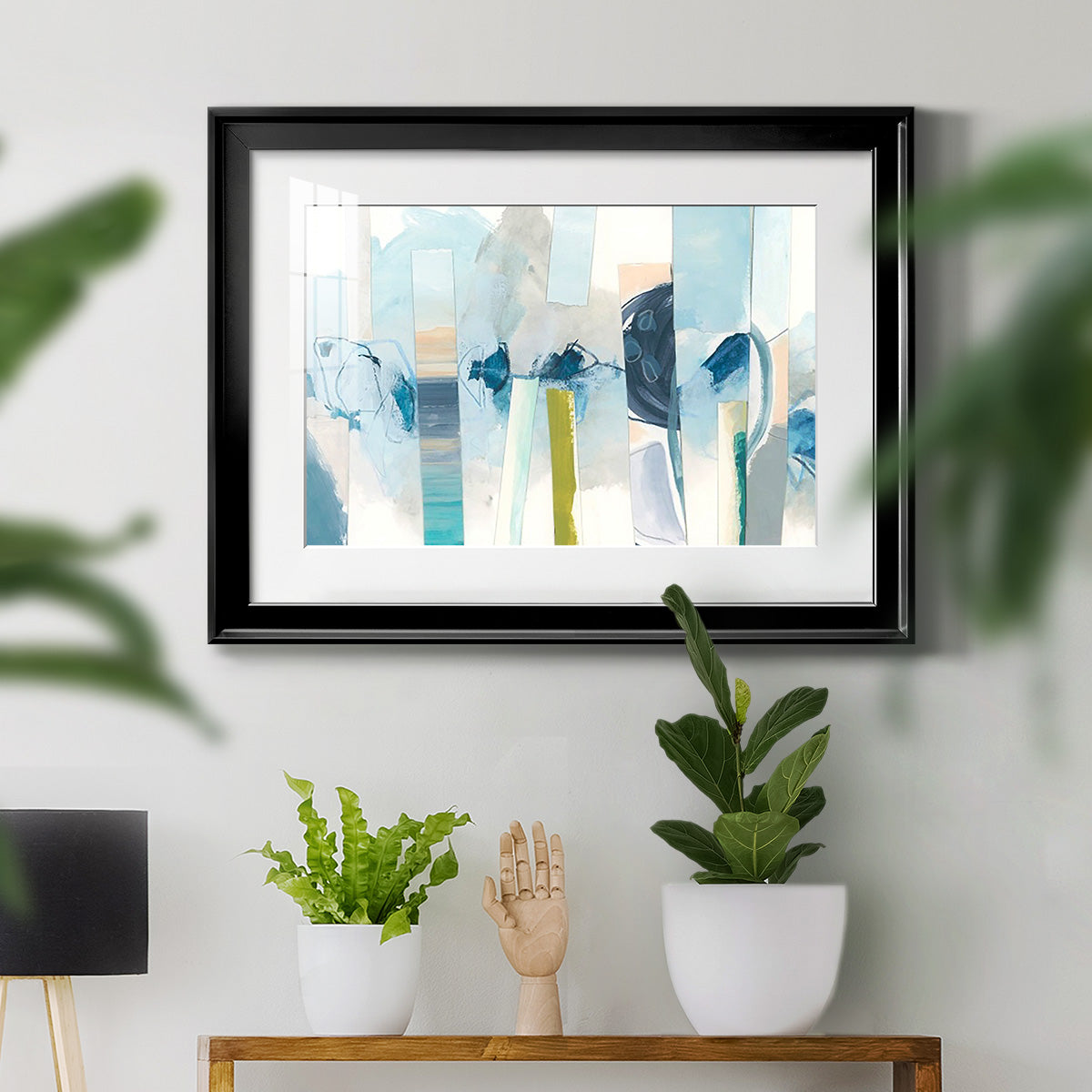 Liquid Strata I Premium Framed Print - Ready to Hang