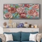 Peaches and Cream - Floater Framed Canvas Print