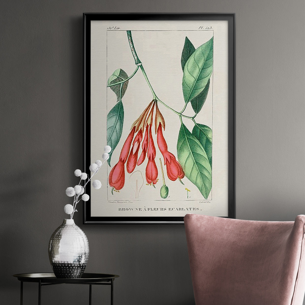 Turpin Tropical Botanicals I - Modern Framed Canvas Print