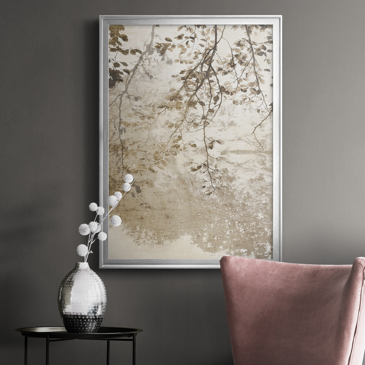 Fresco - Modern Framed Canvas Print