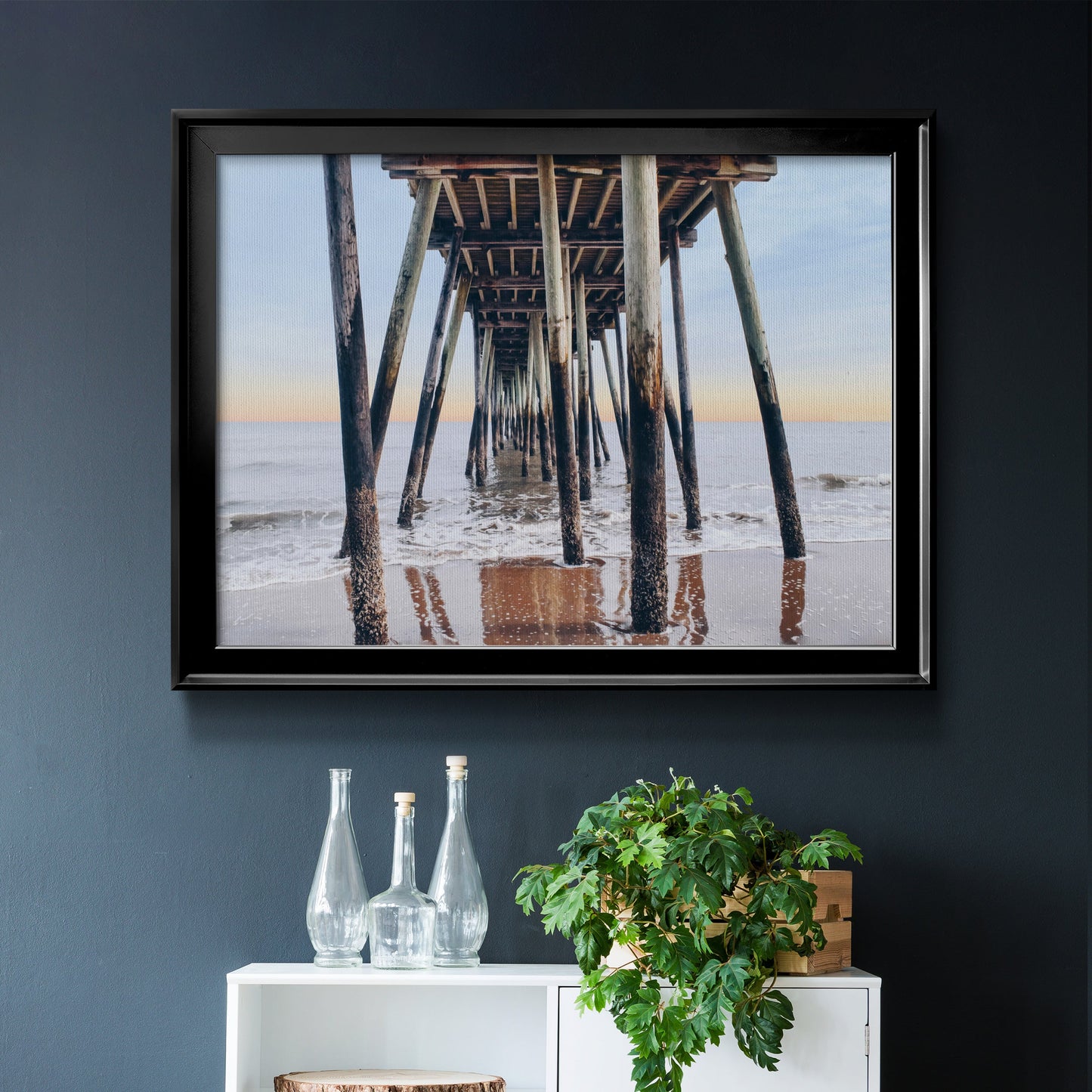 Under the Pier Premium Classic Framed Canvas - Ready to Hang