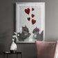 Squirrel Love - Modern Framed Canvas Print