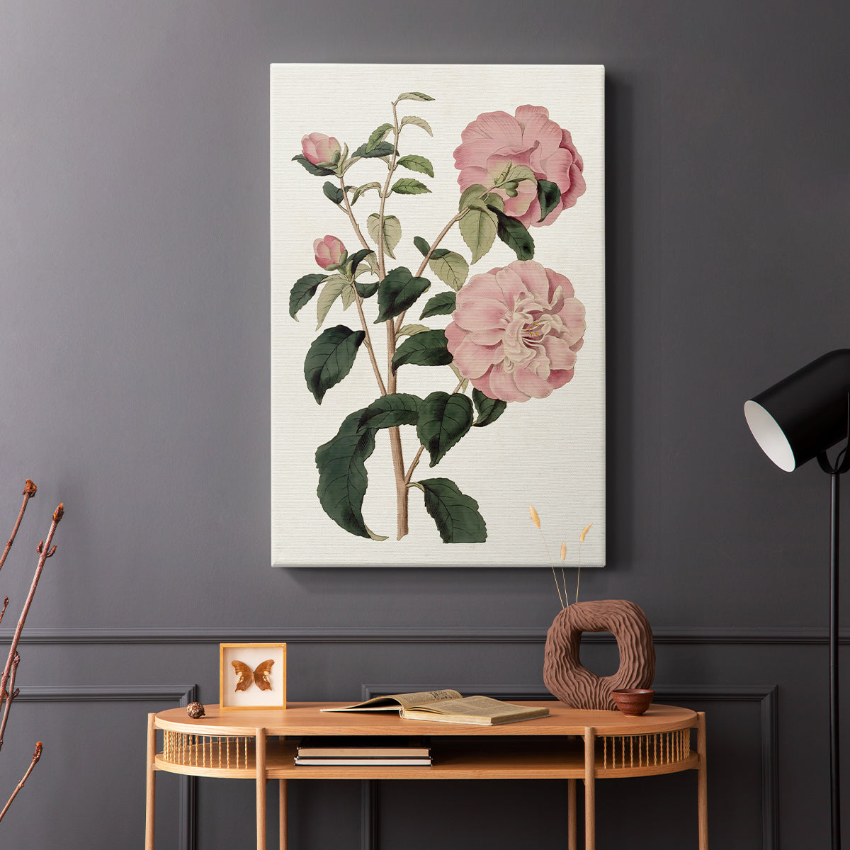 Pink Floral Mix IV - Canvas Art Print