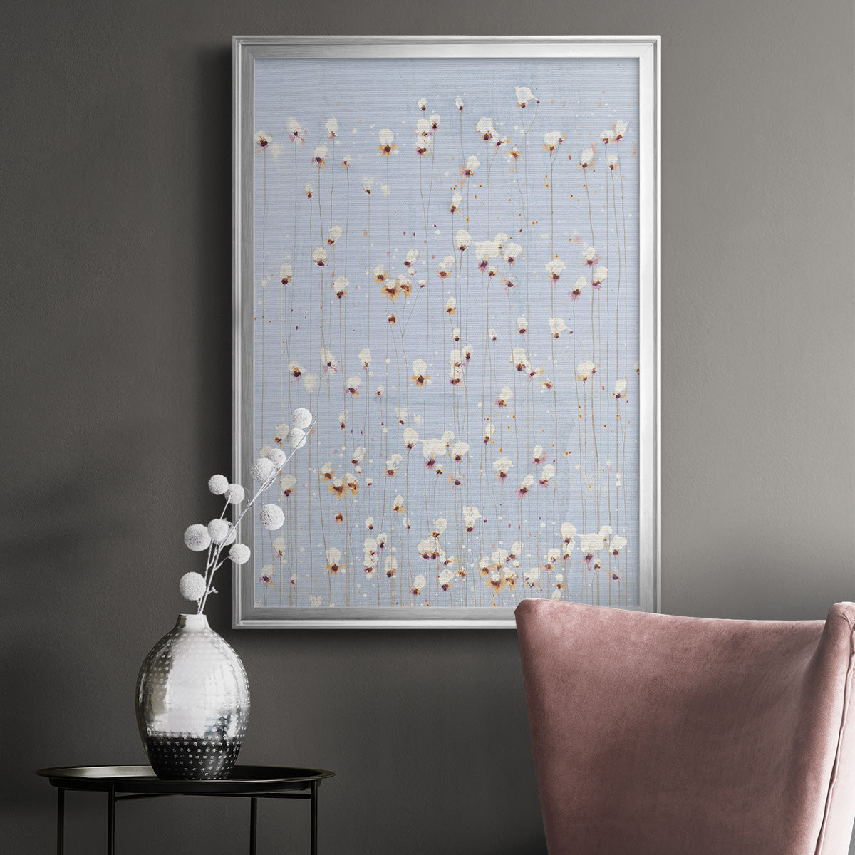 String Theory V1 - Modern Framed Canvas Print