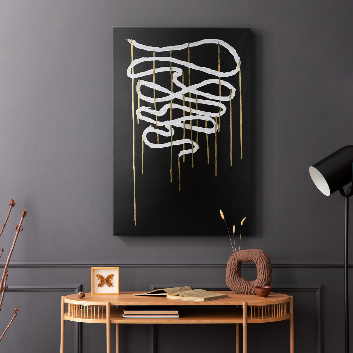 Weeping Ribbon II - Canvas Art Print