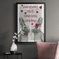 Everybunny - Modern Framed Canvas Print