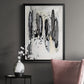 Grey Scribbles I - Modern Framed Canvas Print