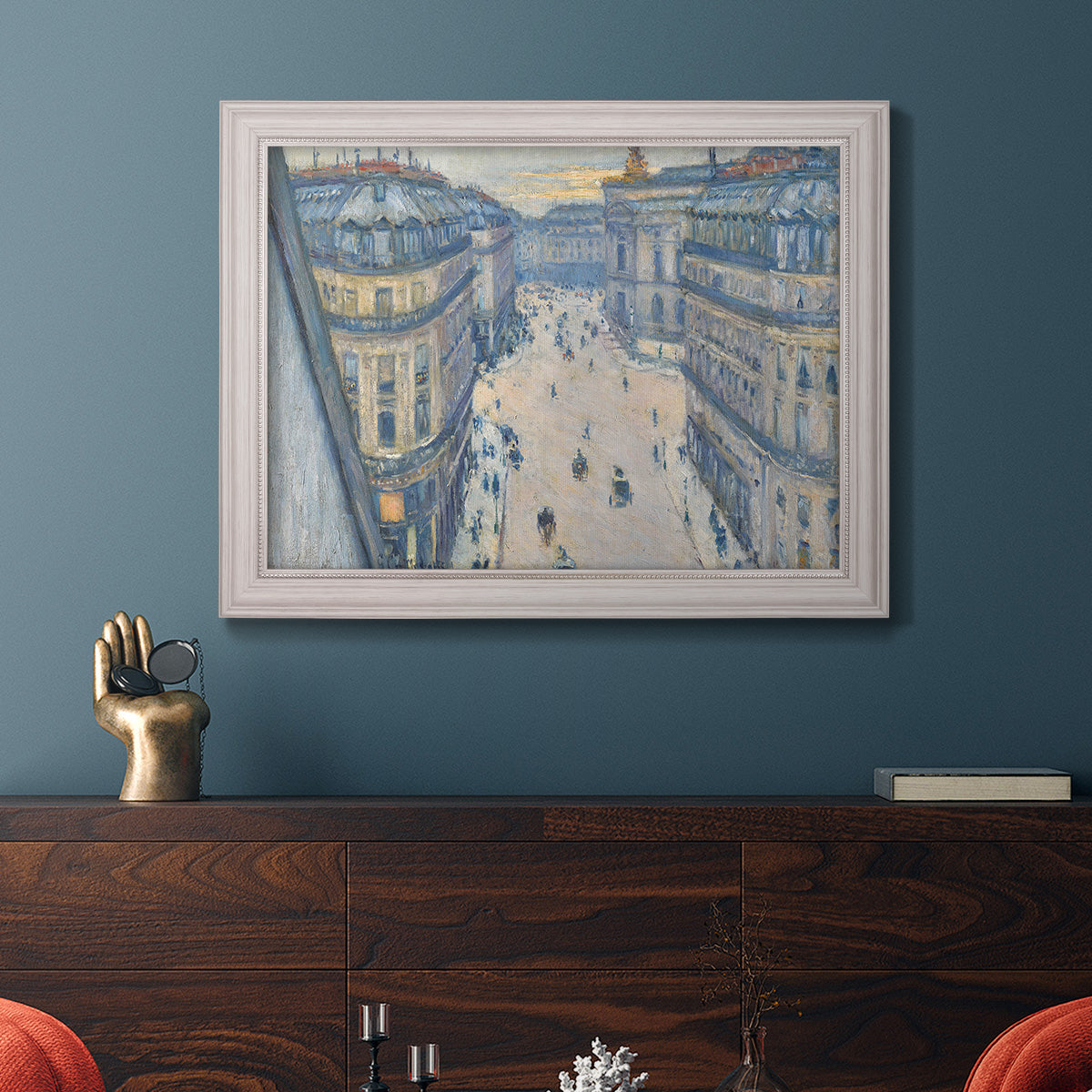Halévy Street, View from the Seventh Floor - Ornate Framed Canvas Print