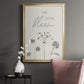 Let Love Bloom - Modern Framed Canvas Print