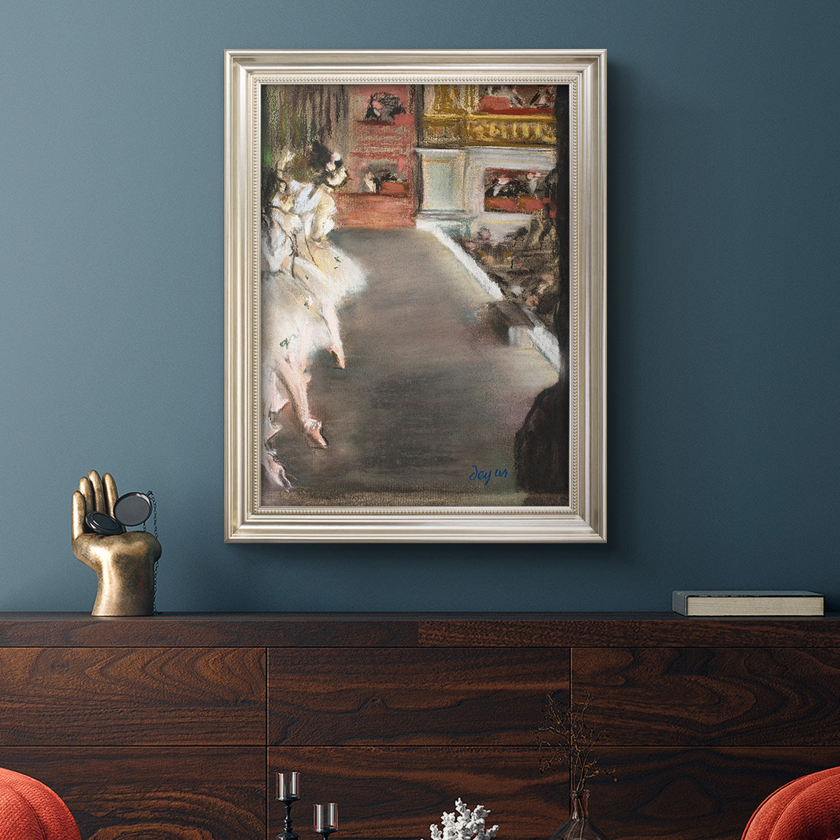 Dancers at the Old Opera House - Ornate Framed Canvas Print