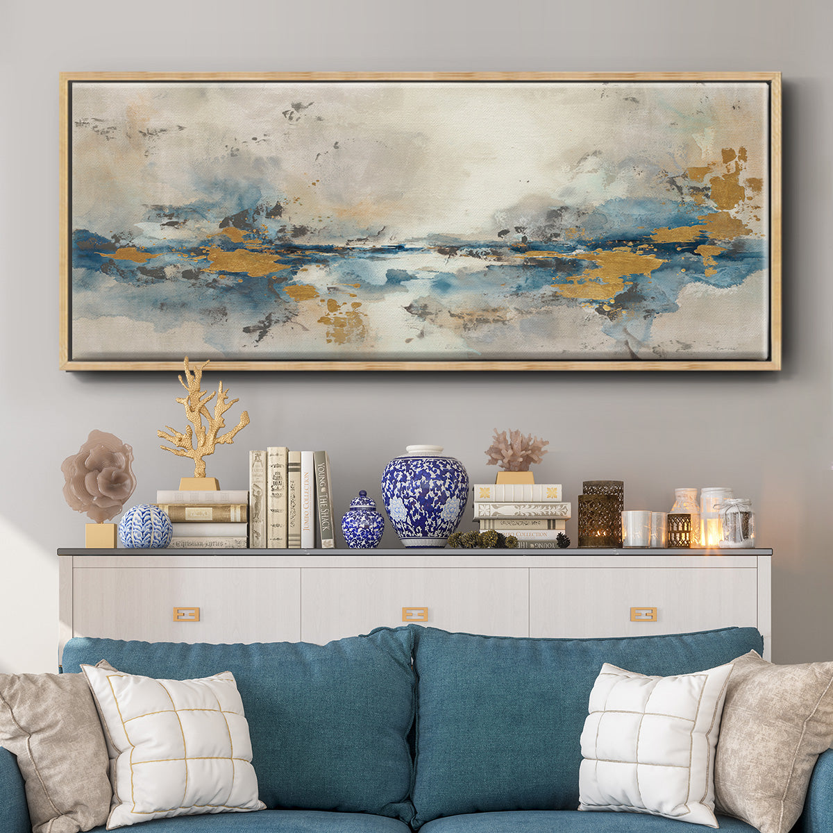 Repose - Floater Framed Canvas Print