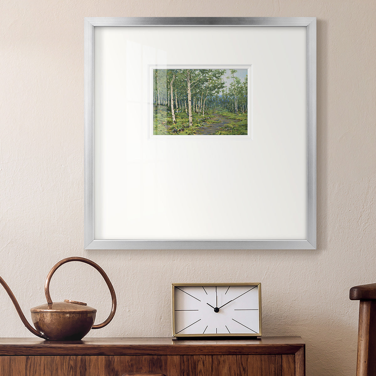 In the Forest- Premium Framed Print Double Matboard