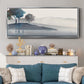 Serene Silhouette I - Floater Framed Canvas Print