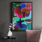 Brights Strokes III - Modern Framed Canvas Print