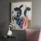 American Cow II - Modern Framed Canvas Print