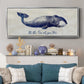 Let The Sea Set You Free - Floater Framed Canvas Print