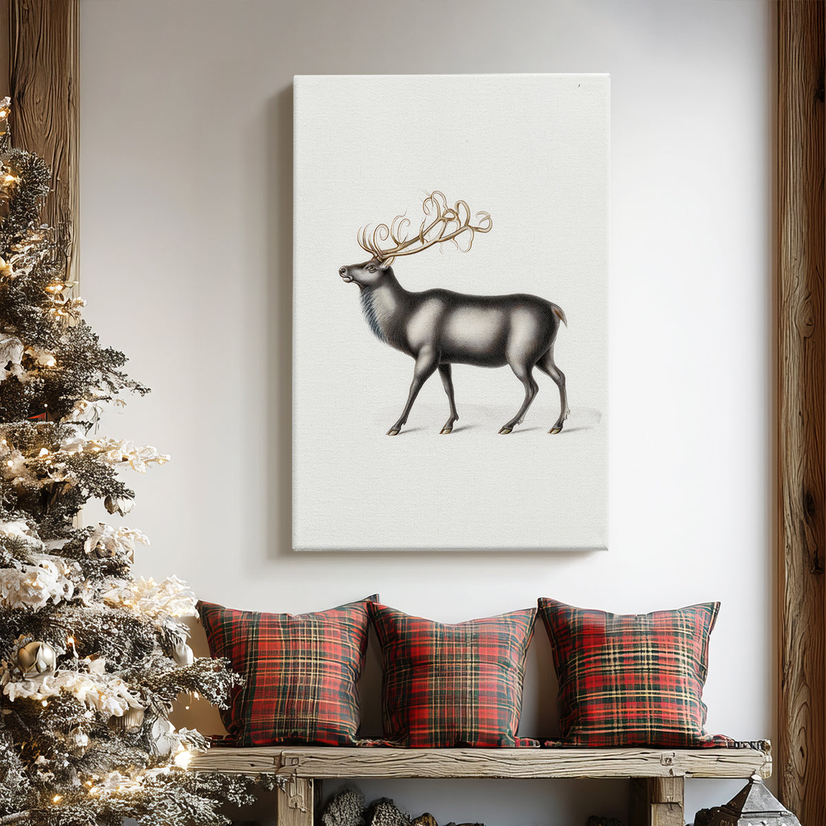 Snowwhite Carols Square - Canvas Art Print