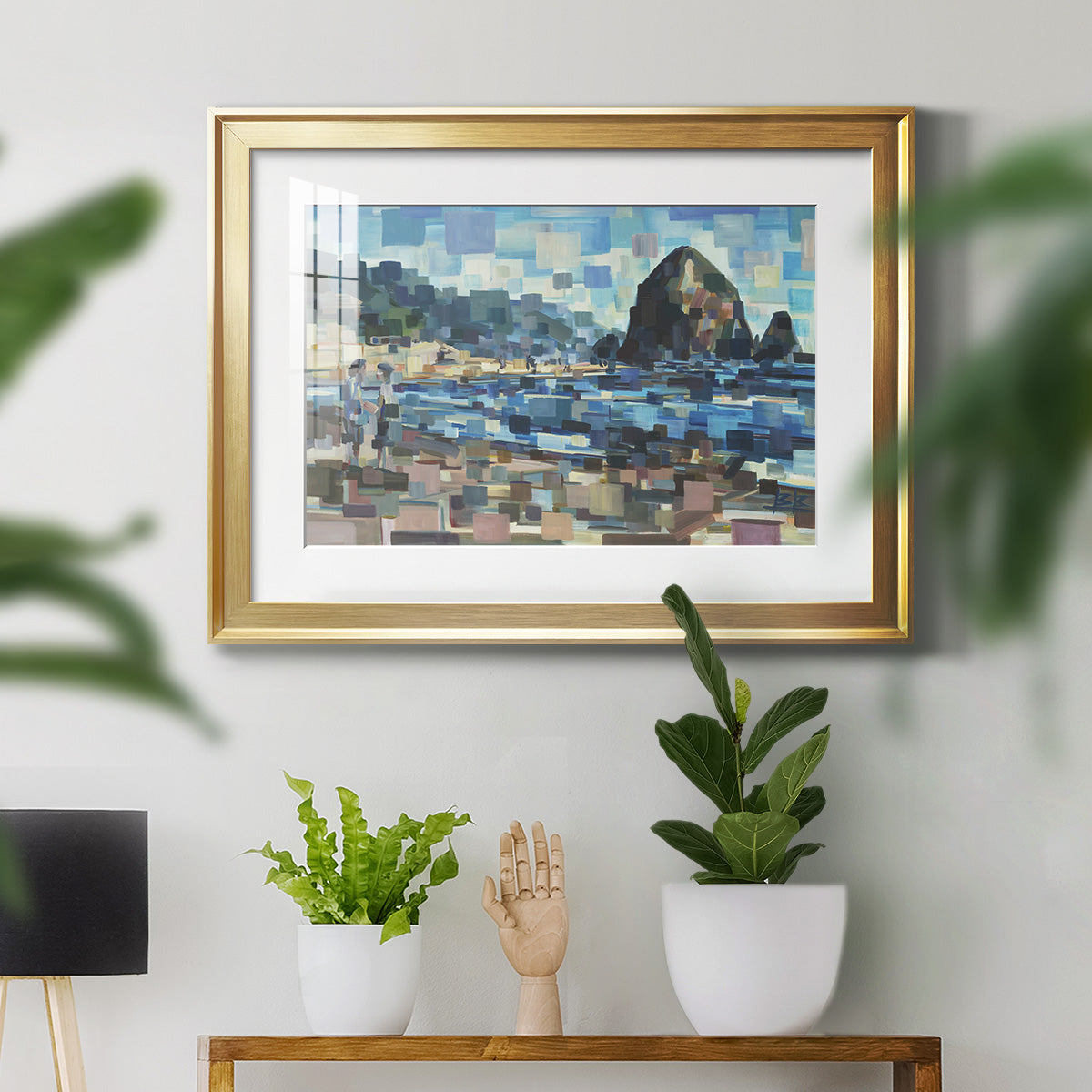 Evening in Cannon Beach Premium Framed Print - Ready to Hang