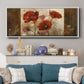 Poppy Morning - Floater Framed Canvas Print