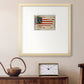 American Flag Premium Framed Print Double Matboard