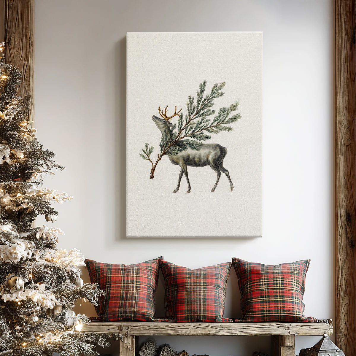 Pearled Icicles Chapel - Canvas Art Print