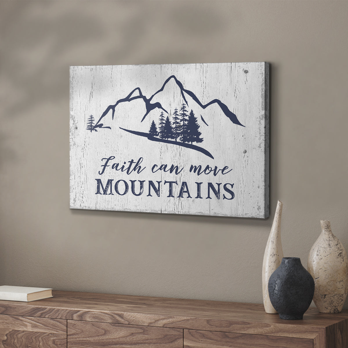 Move Mountains - Canvas Art Print