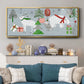 Stars & Snowflakes Collection D - Floater Framed Canvas Print