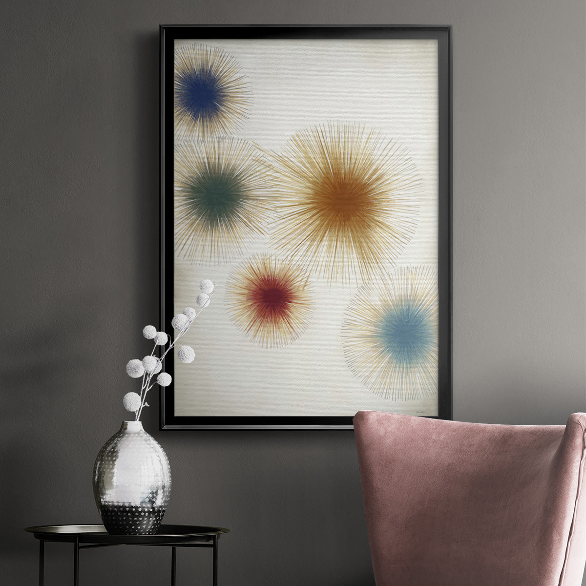 Starlight V1 - Modern Framed Canvas Print