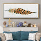 Tail Feather I - Floater Framed Canvas Print