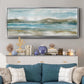 Peaceful Beach I - Floater Framed Canvas Print