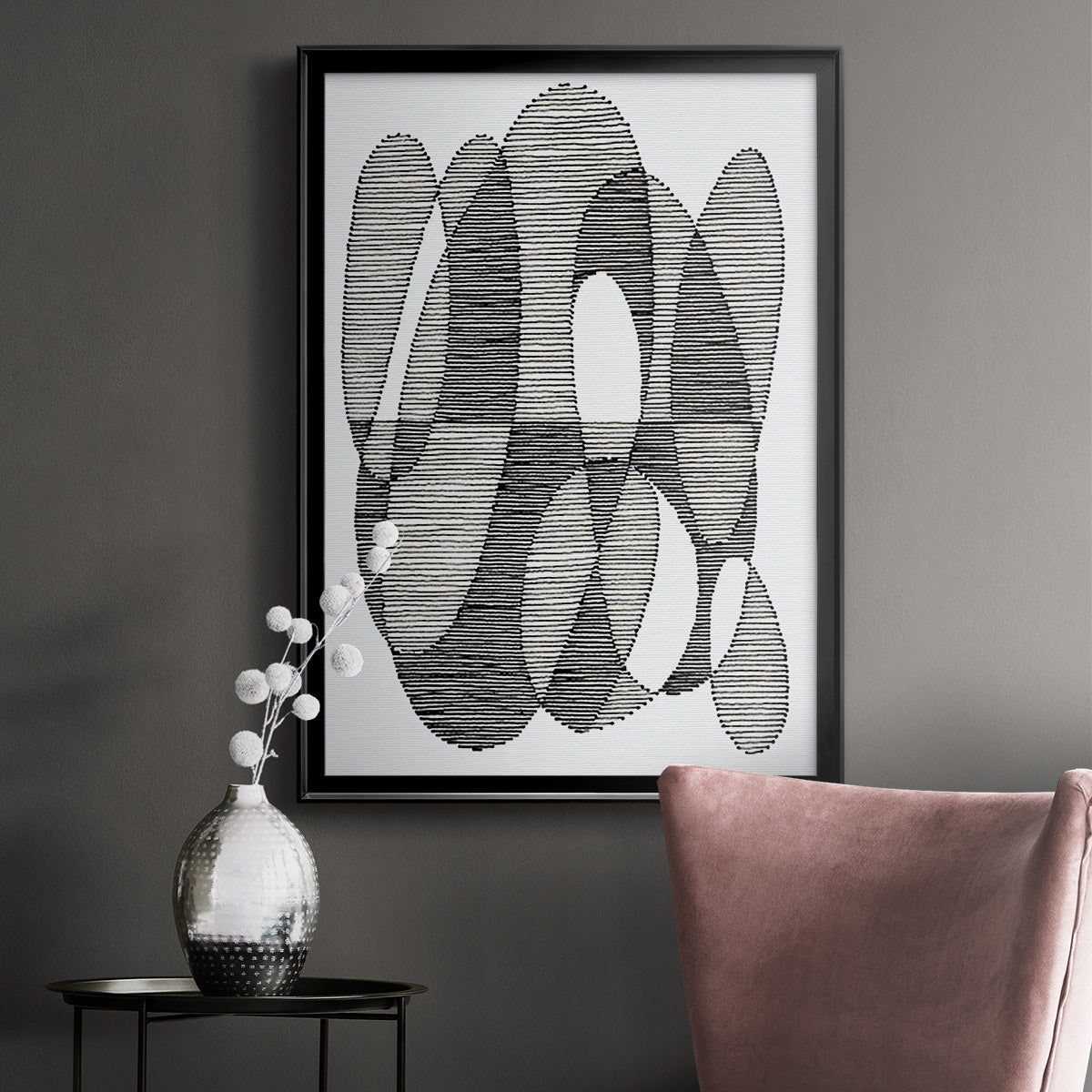 Opposite Day I - Modern Framed Canvas Print