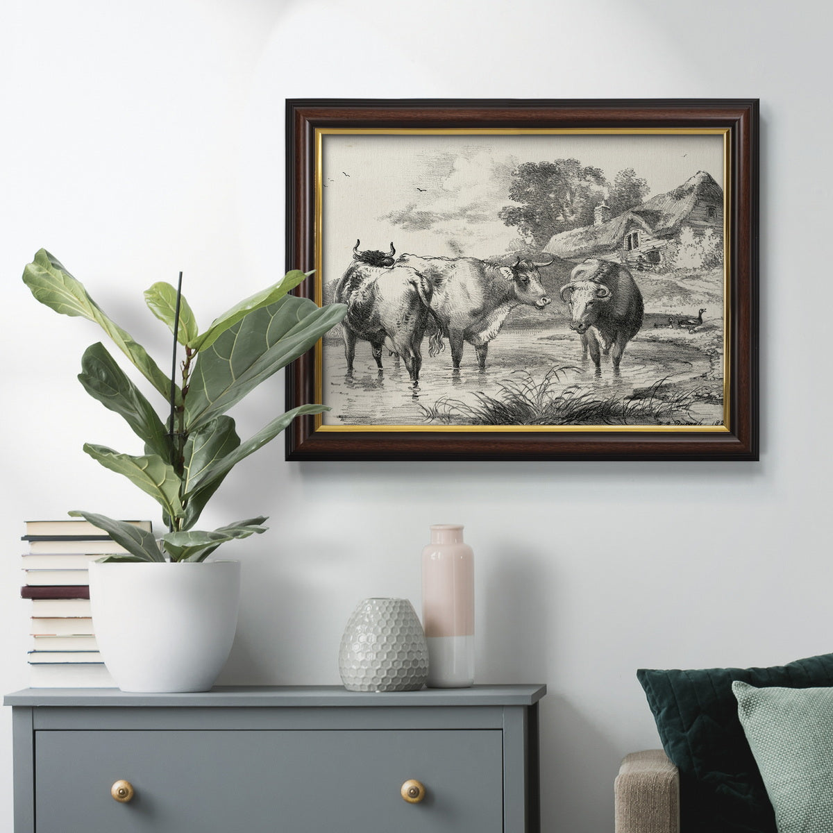 Rural Charms I Premium Framed Canvas- Ready to Hang