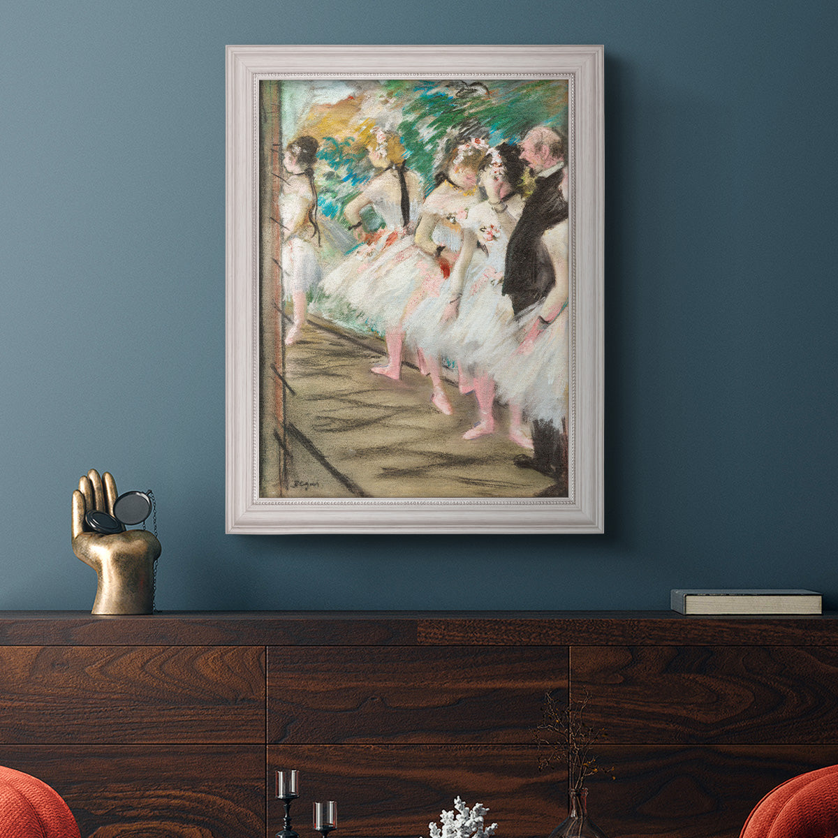 The Ballet, 1880 - Ornate Framed Canvas Print