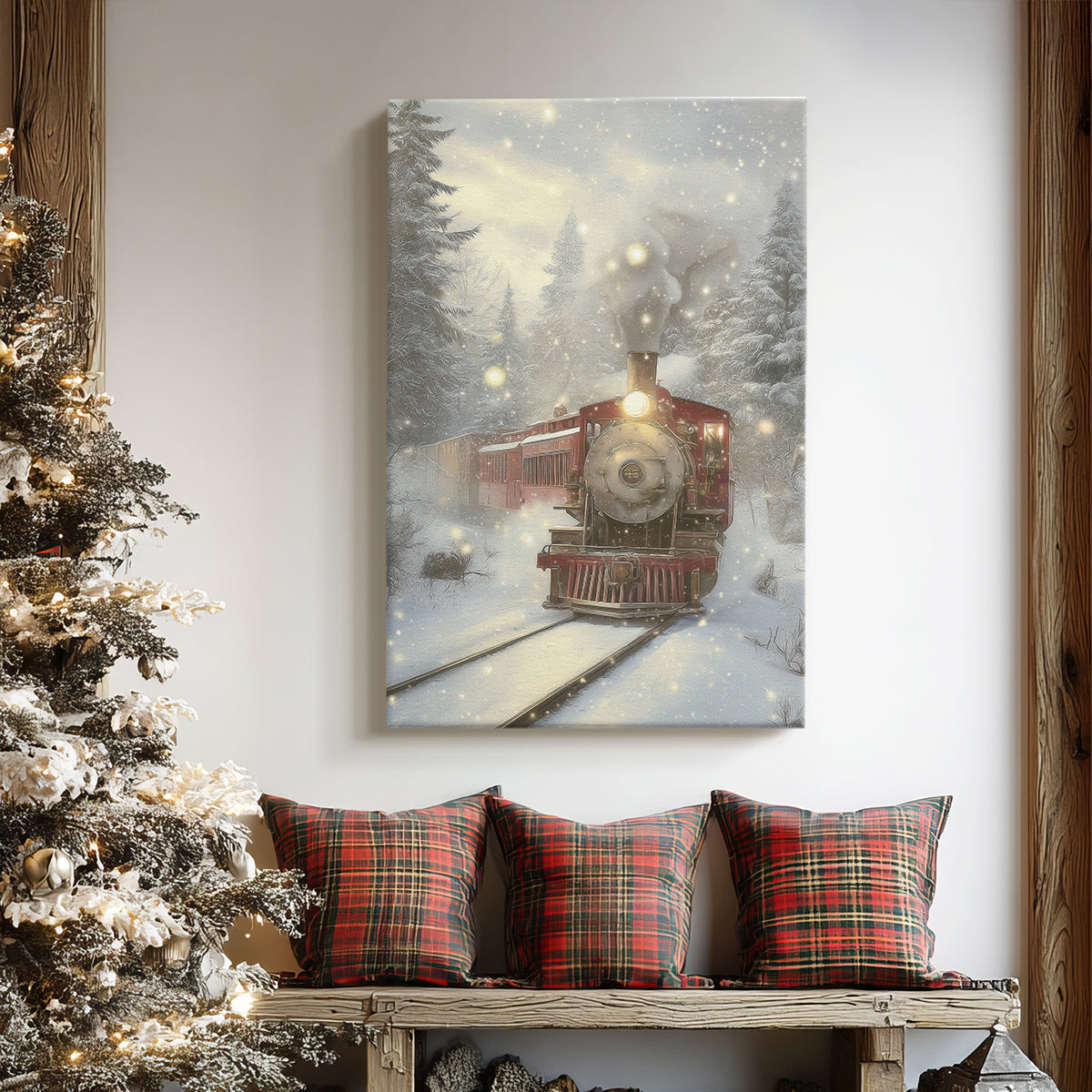 Pearled Blessing of Lantern - Canvas Art Print