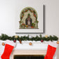 Christmas Des - Christmas Kennel-Premium Gallery Wrapped Canvas - Ready to Hang