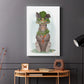 Rabbit Carrot Hat - Canvas Art Print