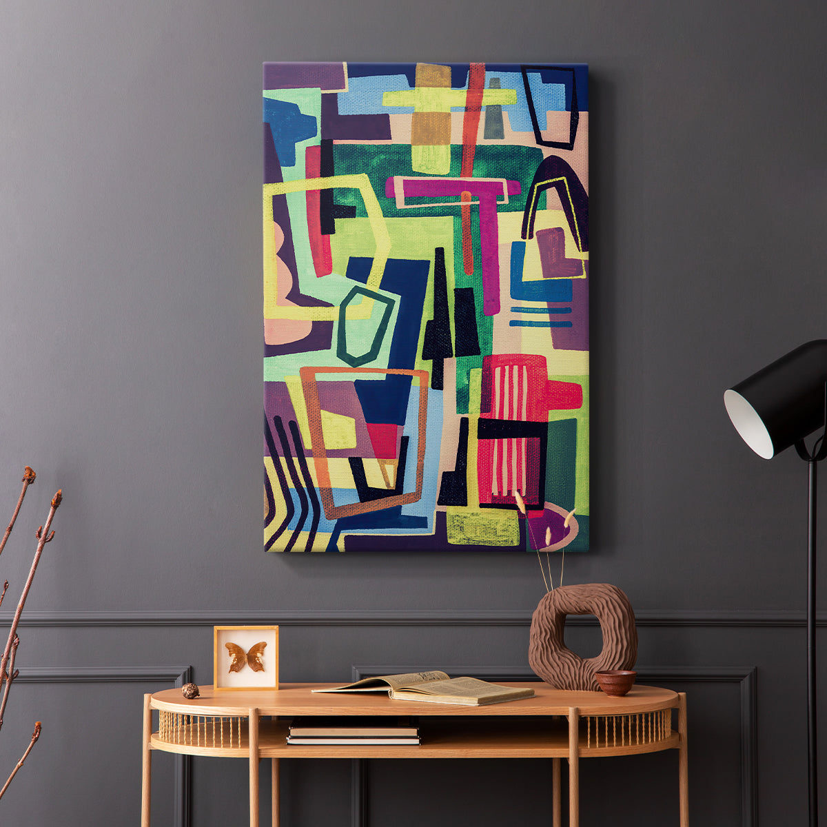 Connected Colors I - Canvas Art Print