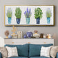 Herbs In A Row - Floater Framed Canvas Print