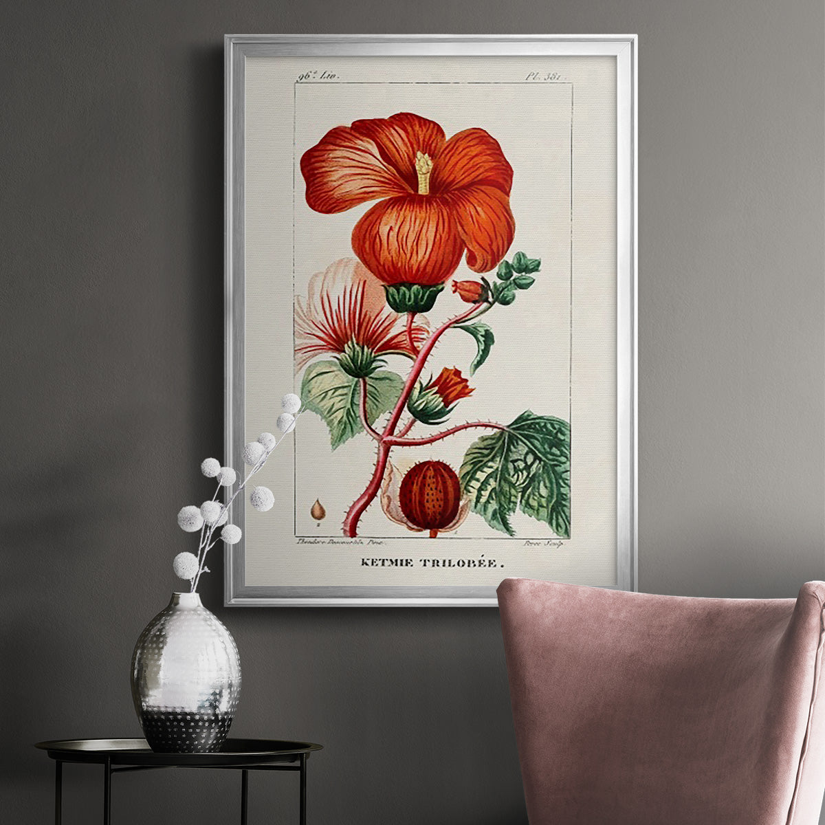 Turpin Tropical Botanicals VII - Modern Framed Canvas Print