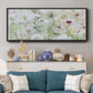 Jardin Blanc - Floater Framed Canvas Print