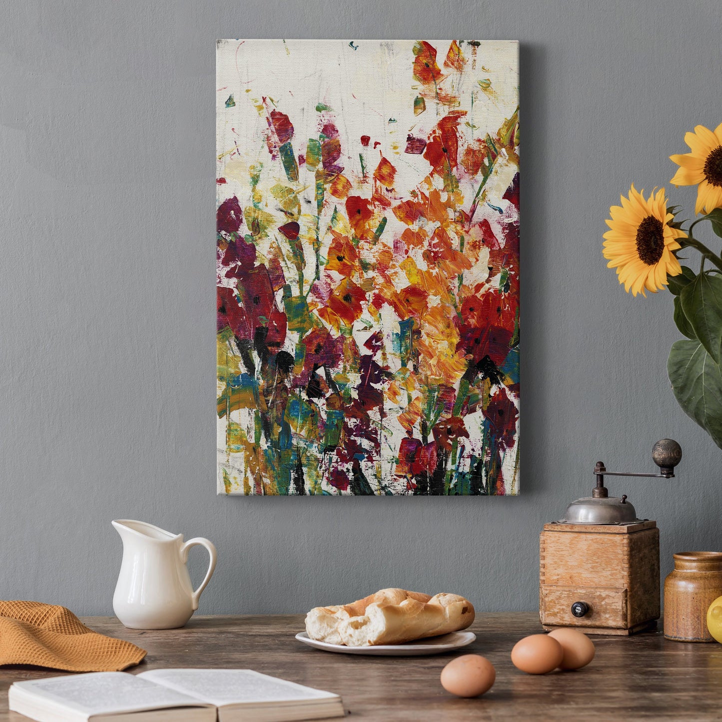 Wildflowers Blooming II Premium Gallery Wrapped Canvas - Ready to Hang