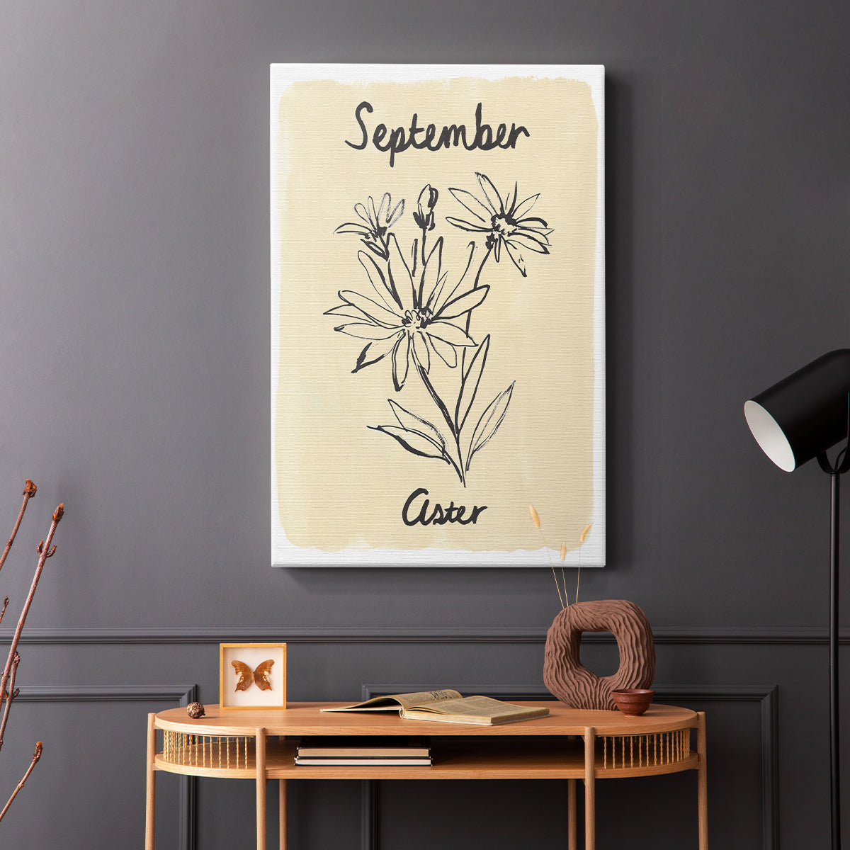 Birth Month IX - Canvas Art Print
