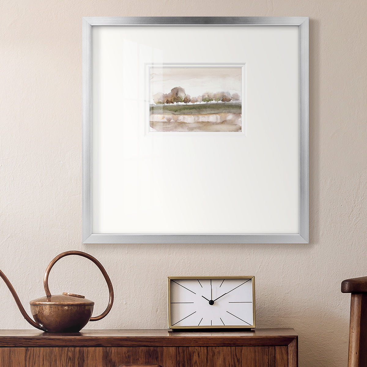 Soft Welcome Spring Premium Framed Print Double Matboard