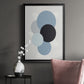 Shapely Blues II - Modern Framed Canvas Print
