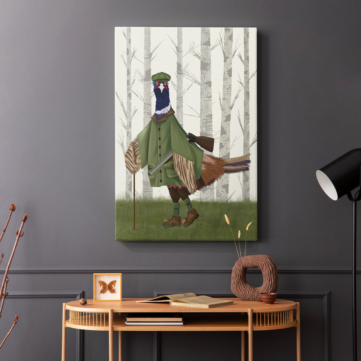 Pheasant Shooting Party 6 - Canvas Art Print