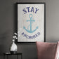 Stay Anchored - Modern Framed Canvas Print